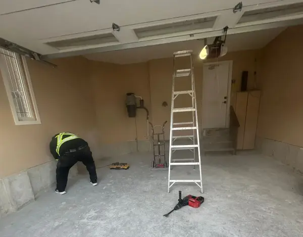 Exterior building repair work