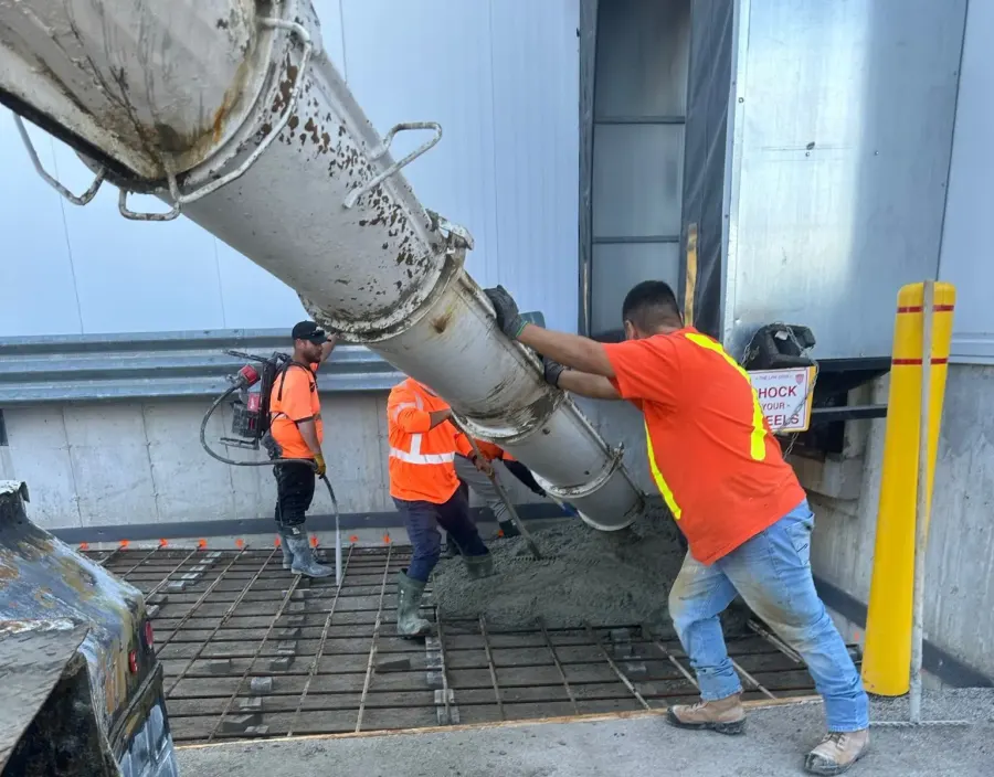General contracting work at a commercial site